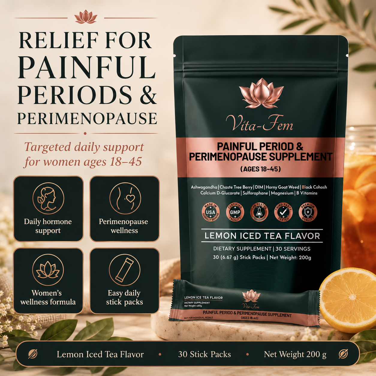 Vita-Fem™ Painful Period & Perimenopause Supplement