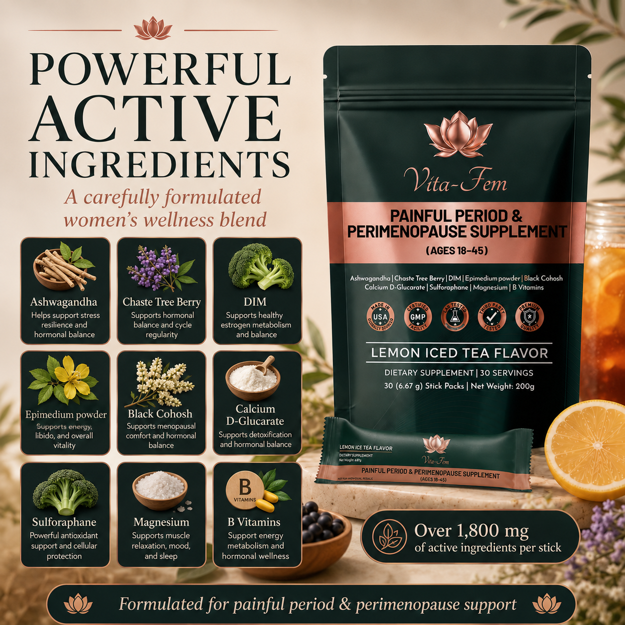 Vita-Fem™ Painful Period & Perimenopause Supplement