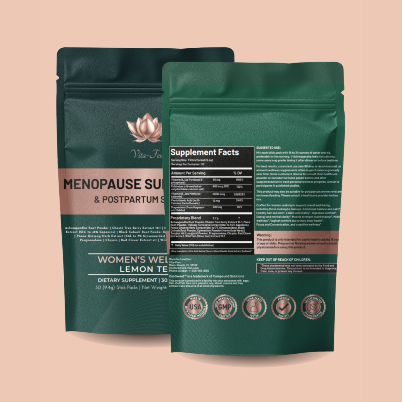 Vita Fem™ Menopause Support – Doctor-Grade Hormonal Relief.